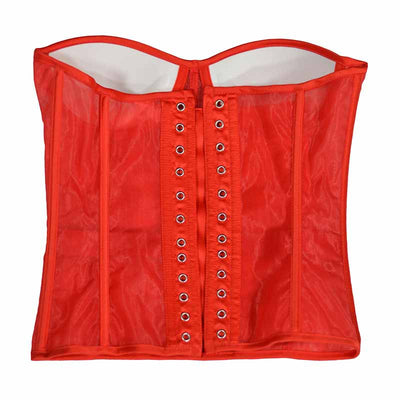 Corpiño Nupcial Transparente con Malla Elegante - Image 49