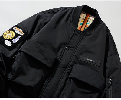 Chaqueta Acolchada de Plumas para Hombre con Cuello Béisbol - Image 19