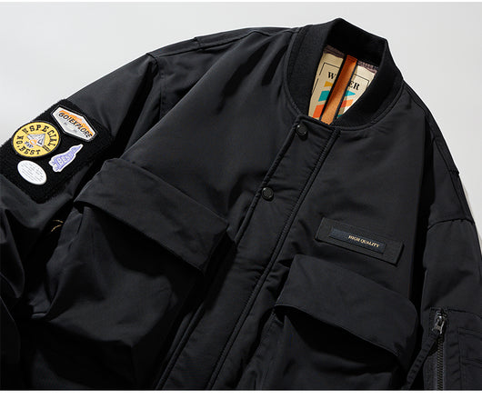 Chaqueta Acolchada de Plumas para Hombre con Cuello Béisbol - Image 19