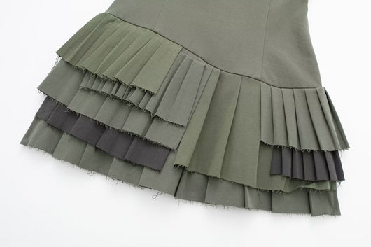 Camiseta Ajustada de Cuello Redondo sin Mangas con Volantes - Image 31