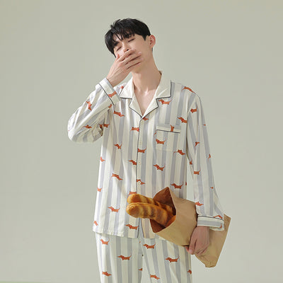 Pijamas de Algodón Puro para Parejas - Image 9