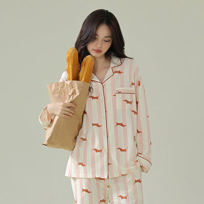 Pijamas de Algodón Puro para Parejas - Image 10