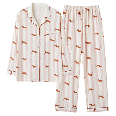 Pijamas de Algodón Puro para Parejas - Image 11