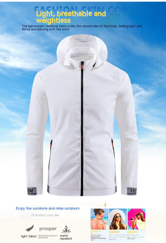 Sudadera con Capucha Protección Solar UV Transpirable para Verano - Image 11