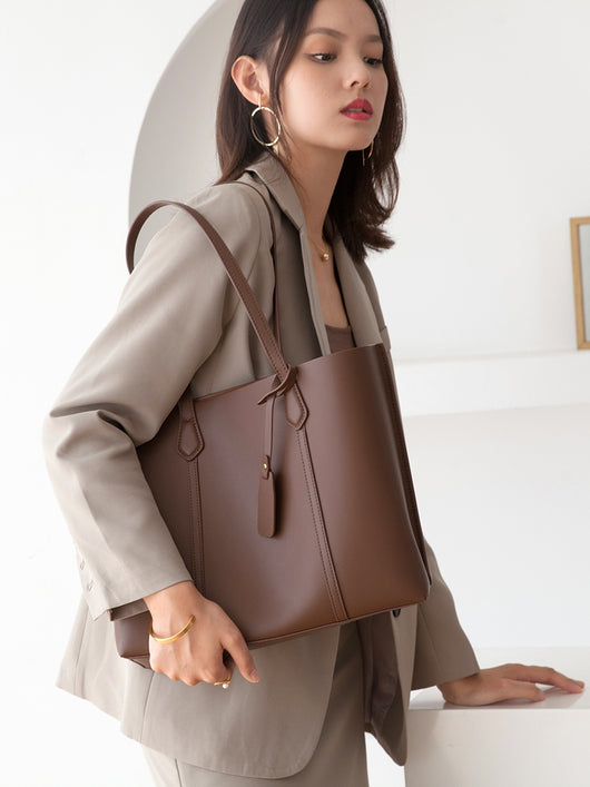 Bolso de Cuero Suave con Gran Capacidad - Image 9