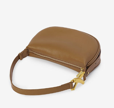 Bolso Bandolera Medialuna en Cuero Suave para Mujer - Image 14