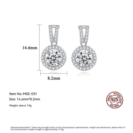 Aretes de Moissanita PAG & MAG en Plata de Ley S925 - Image 12