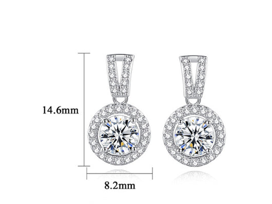 Aretes de Moissanita PAG & MAG en Plata de Ley S925 - Image 15