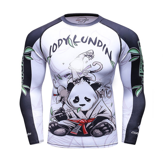Remera Deportiva Ajustada de Manga Larga Antirozadura - Image 7