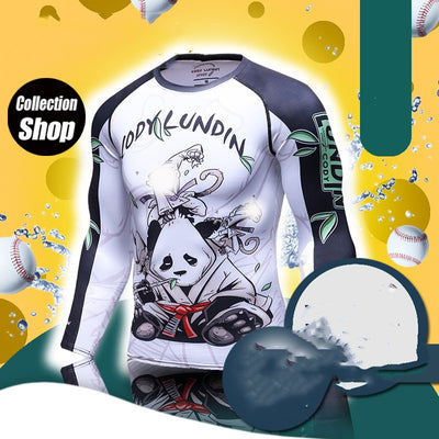 Remera Deportiva Ajustada de Manga Larga Antirozadura - Image 8