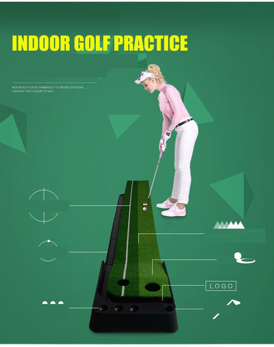 Tapete de Práctica para Golf 2.5x3M - Entrenador Profesional de Putting - Image 16