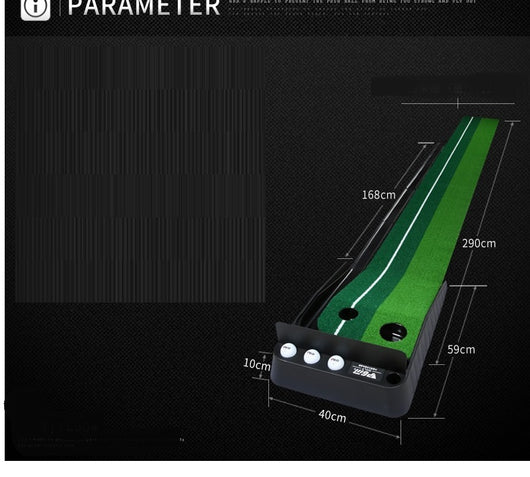 Tapete de Práctica para Golf 2.5x3M - Entrenador Profesional de Putting - Image 18