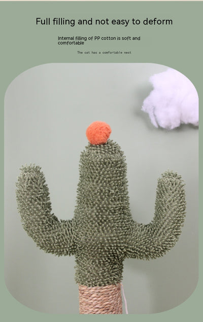 Rascador Árbol de Sisal para Gatos con Diseño de Cactus - Image 15