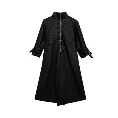 Chaqueta Elegante Corte Rodilla para Mujer - Image 8