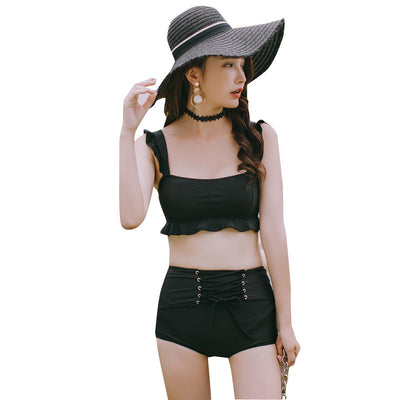 Traje de Baño Enterizo Cintura Alta con Bandage y Control de Abdomen - Image 8