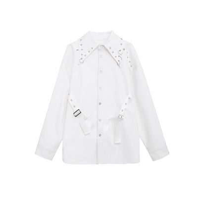 Blazer Blanco con Hombreras Deconstruidas - Image 7