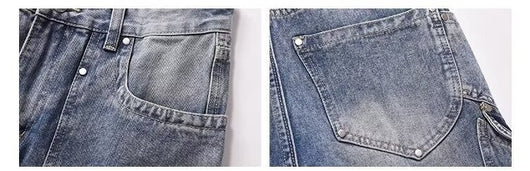 Pantalones de Trabajo Estilo Retro Americano para Hombre - Image 9
