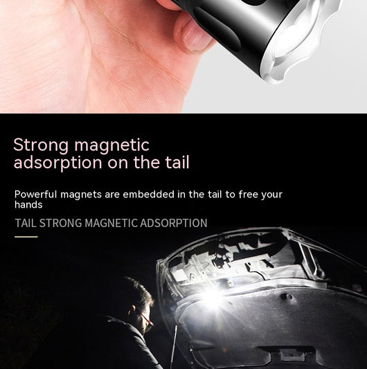 Linterna Táctica LED T6 Telescópica Multifunción de Alto Rendimiento - Image 15