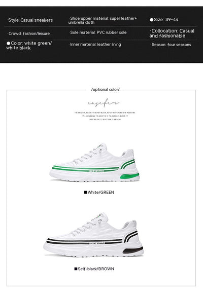Zapatillas Deportivas Blancas de Lona para Jóvenes - Slip-on Casual - Image 10
