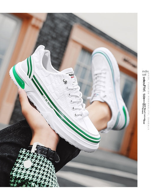 Zapatillas Deportivas Blancas de Lona para Jóvenes - Slip-on Casual - Image 14