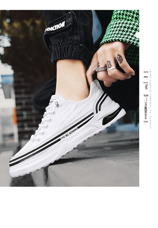 Zapatillas Deportivas Blancas de Lona para Jóvenes - Slip-on Casual - Image 15