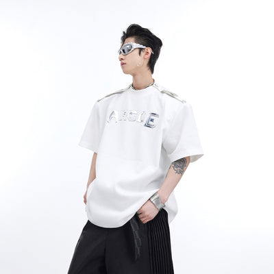 Blusa Hombros Descubiertos con Botones y Manga Corta - Image 9