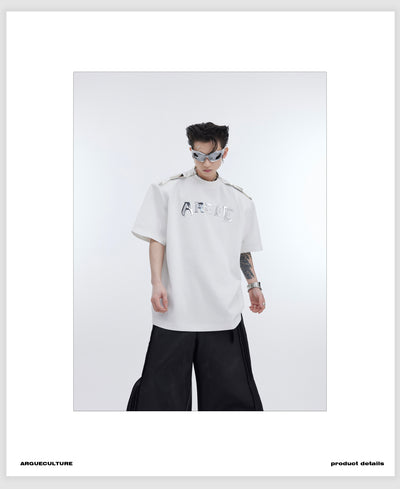 Blusa Hombros Descubiertos con Botones y Manga Corta - Image 12