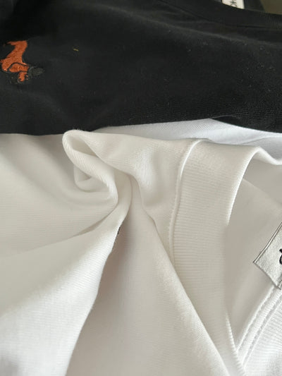 Camiseta Suelta de Algodón con Diseño de Perro Salchicha - Image 32