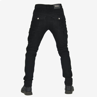 Pantalones de Motociclismo Tácticos Verde Militar con Múltiples Bolsillos y Protección Anti-Caída - Image 11