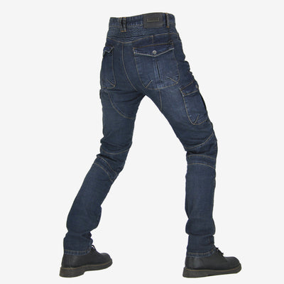 Pantalones de Motociclismo Tácticos Verde Militar con Múltiples Bolsillos y Protección Anti-Caída - Image 13