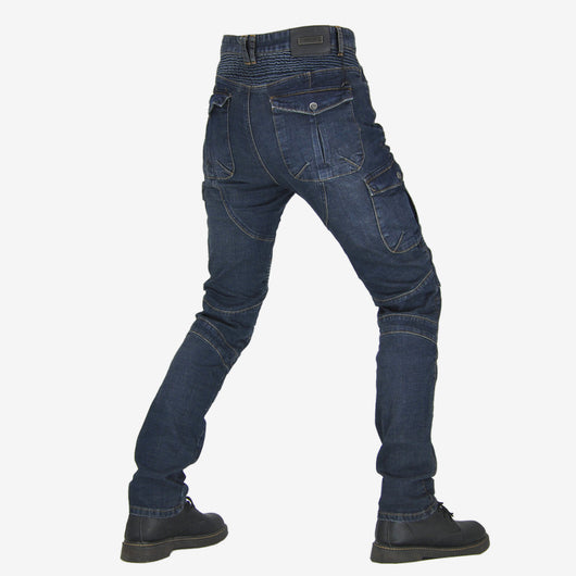 Pantalones de Motociclismo Tácticos Verde Militar con Múltiples Bolsillos y Protección Anti-Caída - Image 13