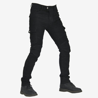 Pantalones de Motociclismo Tácticos Verde Militar con Múltiples Bolsillos y Protección Anti-Caída - Image 23