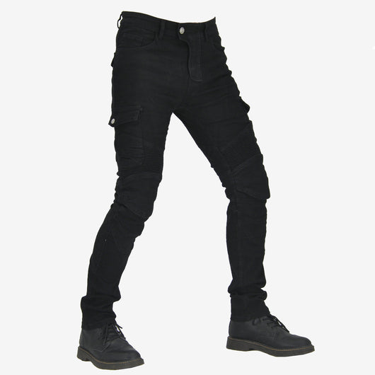 Pantalones de Motociclismo Tácticos Verde Militar con Múltiples Bolsillos y Protección Anti-Caída - Image 23