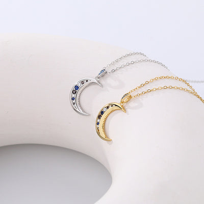 Collar de Plata Esterlina 925 con Luna para Mujer - Image 12