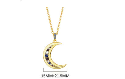 Collar de Plata Esterlina 925 con Luna para Mujer - Image 13