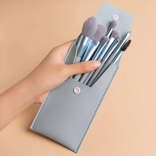 Set de 8 Brochas de Maquillaje Mini Macarons - Diseño Portátil y Profesional - Image 17
