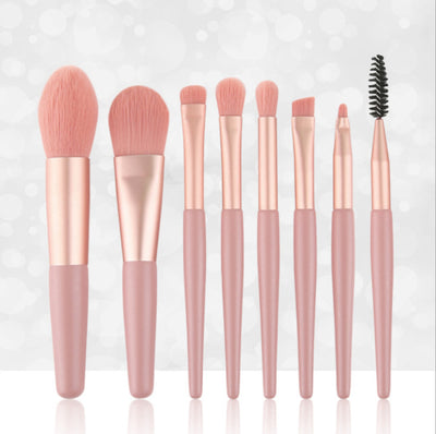 Set de 8 Brochas de Maquillaje Mini Macarons - Diseño Portátil y Profesional - Image 19