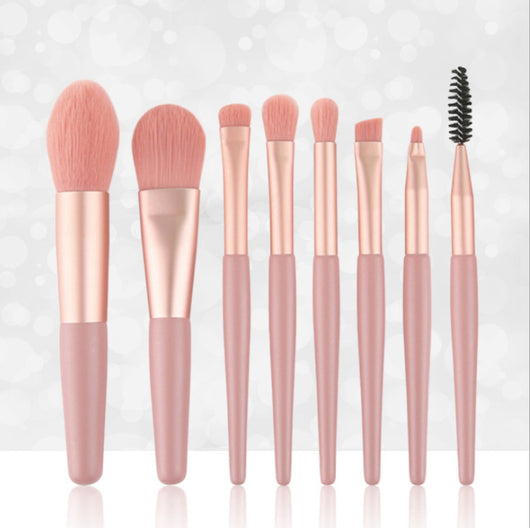 Set de 8 Brochas de Maquillaje Mini Macarons - Diseño Portátil y Profesional - Image 19