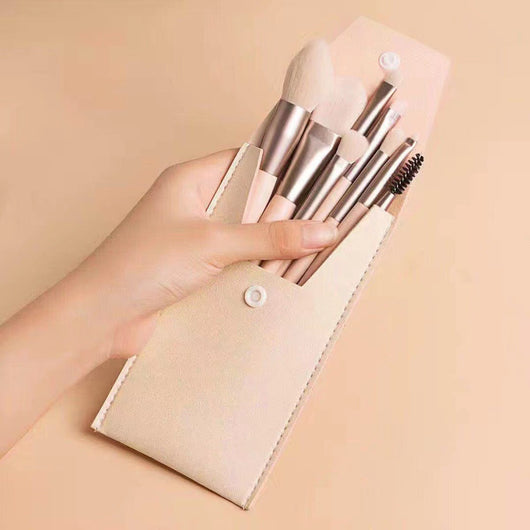 Set de 8 Brochas de Maquillaje Mini Macarons - Diseño Portátil y Profesional - Image 23