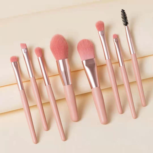 Set de 8 Brochas de Maquillaje Mini Macarons - Diseño Portátil y Profesional - Image 27