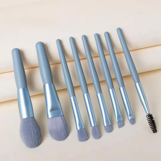 Set de 8 Brochas de Maquillaje Mini Macarons - Diseño Portátil y Profesional - Image 28