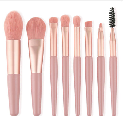 Set de 8 Brochas de Maquillaje Mini Macarons - Diseño Portátil y Profesional - Image 29