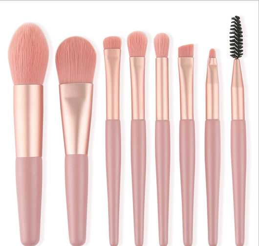 Set de 8 Brochas de Maquillaje Mini Macarons - Diseño Portátil y Profesional - Image 29