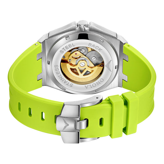 Reloj Automático para Hombre con Correa de Silicona Resistente al Agua - Image 19