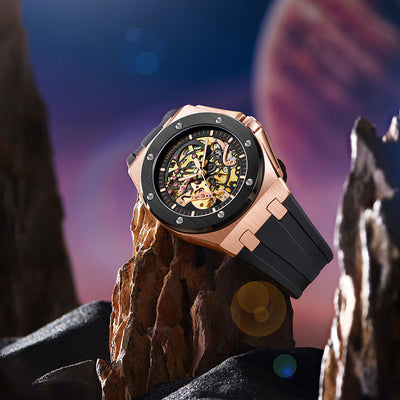 Reloj Automático para Hombre con Correa de Silicona Resistente al Agua - Image 21