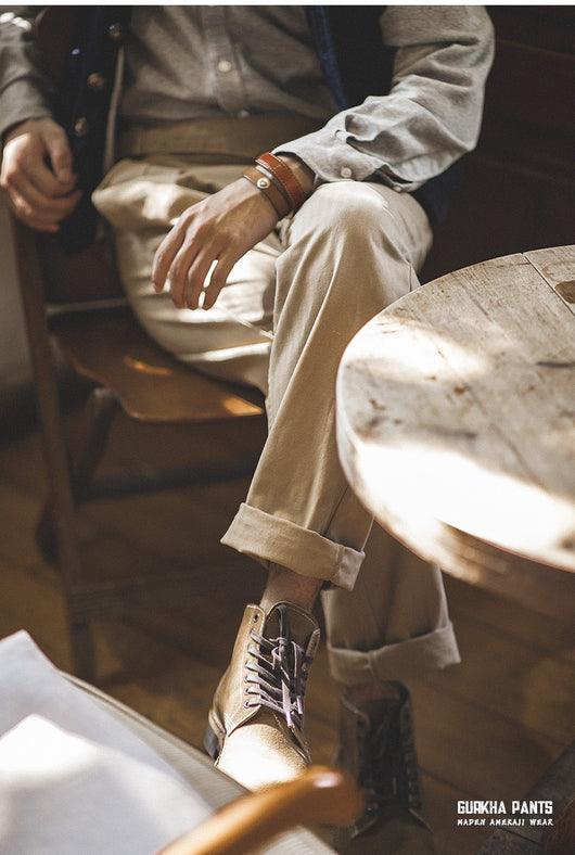 Pantalones Cargo Retro de Cintura Alta y Corte Recto para Hombre - Image 34