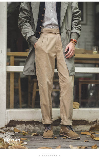 Pantalones Cargo Retro de Cintura Alta y Corte Recto para Hombre - Image 39