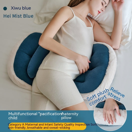 Almohada de Embarazo en Forma de U - Soporte Abdominal para Dormir Cómodo - Image 17