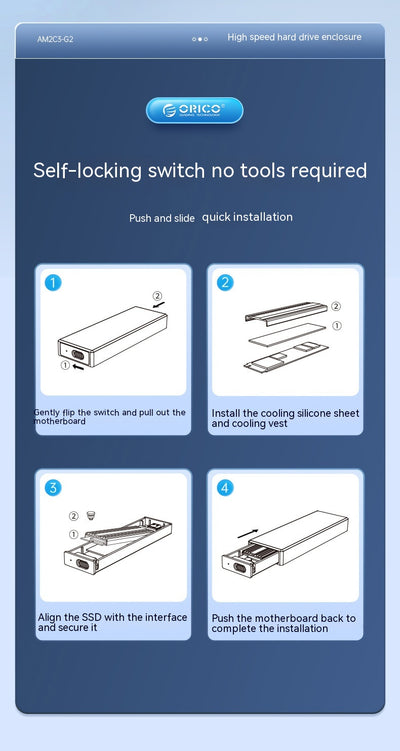 Carcasa Externa Universal para SSD - Portátil de Alta Velocidad - Image 11