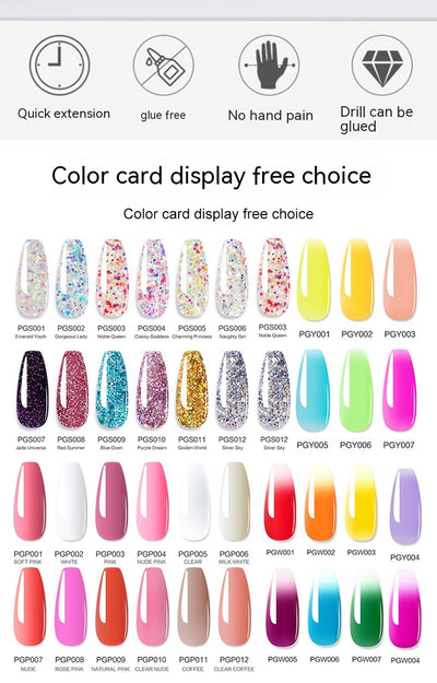 Set Completo de Manicura Profesional con Pegamento Extendido y Herramientas - Image 27